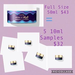 5 X Tarte 10ml Drink H2O Moisturizer 5=Full Size
